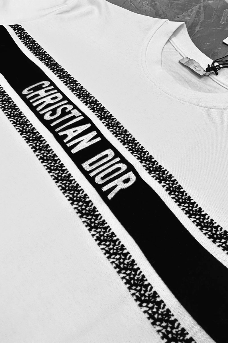 Dior Мужская оверсайз футболка - White