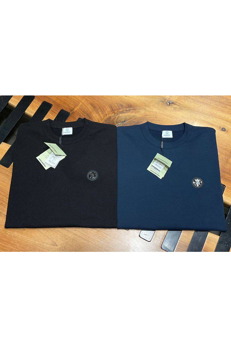 Burberry Чёрный оверсайз свитшот monogram-applique