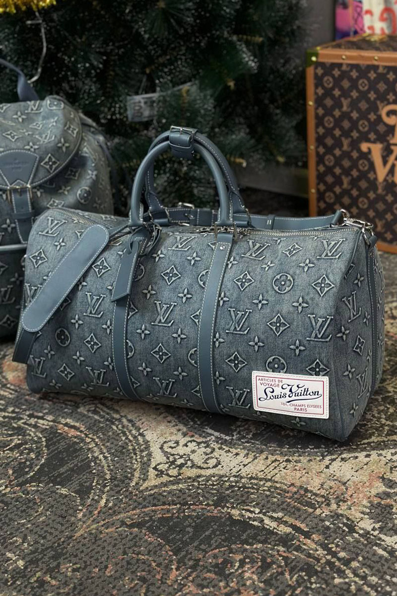 Lоuis Vuittоn Дорожная сумка Keepall Monogram Washed 50x29 см