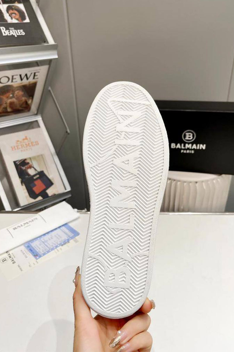 Balmain Мужские кожаные кроссовки B-Court