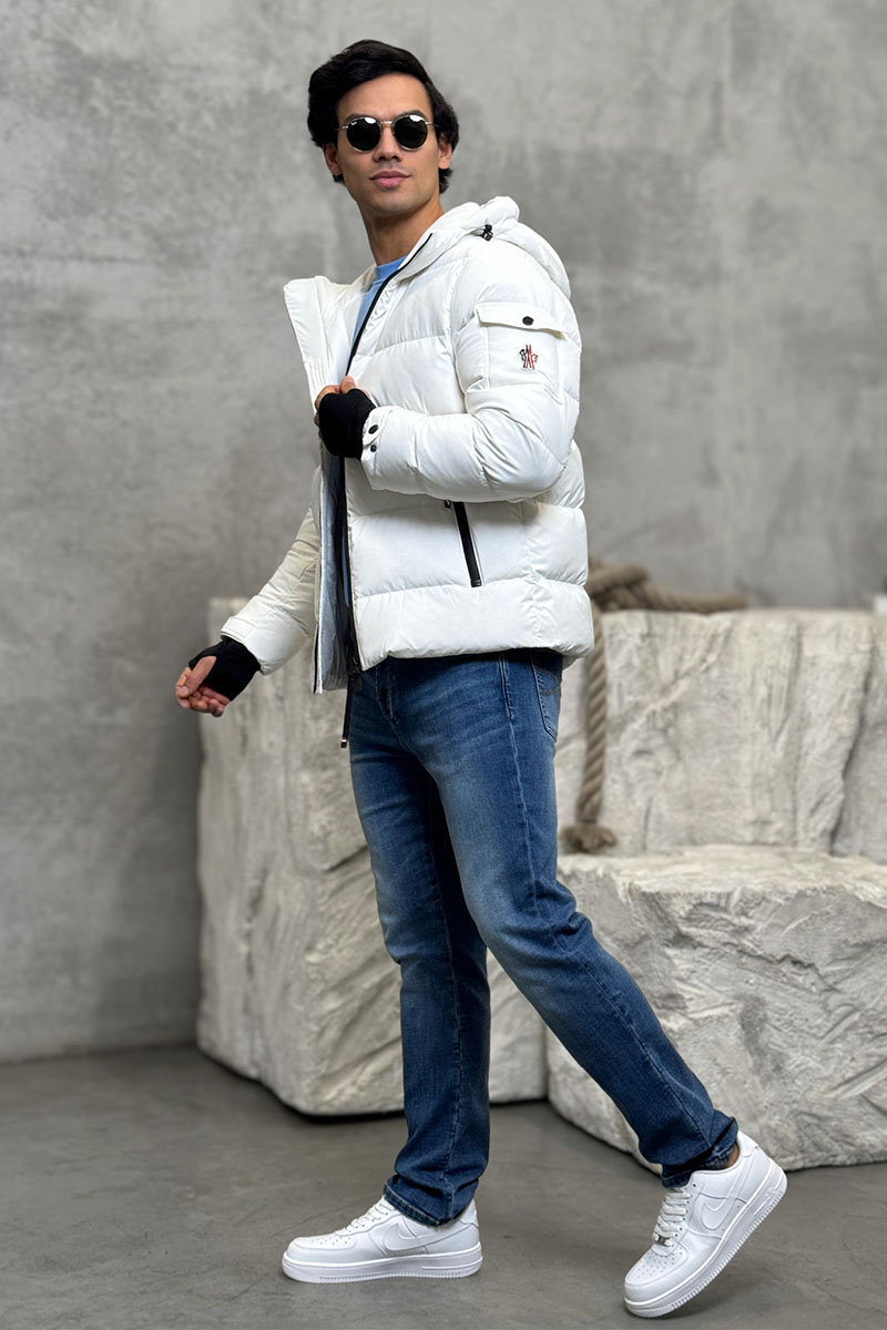 Moncler Мужской пуховик Grenoble - White