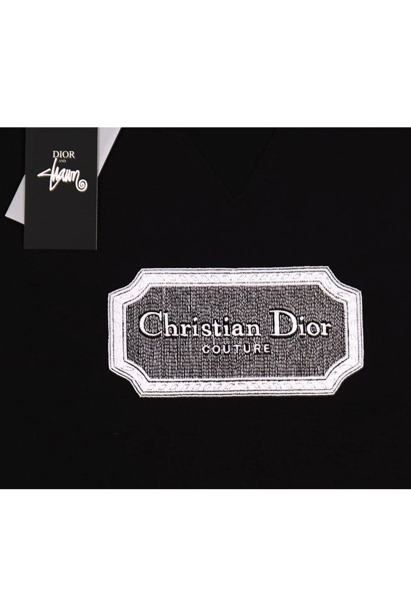 Dior Белая футболка logo-embroidered