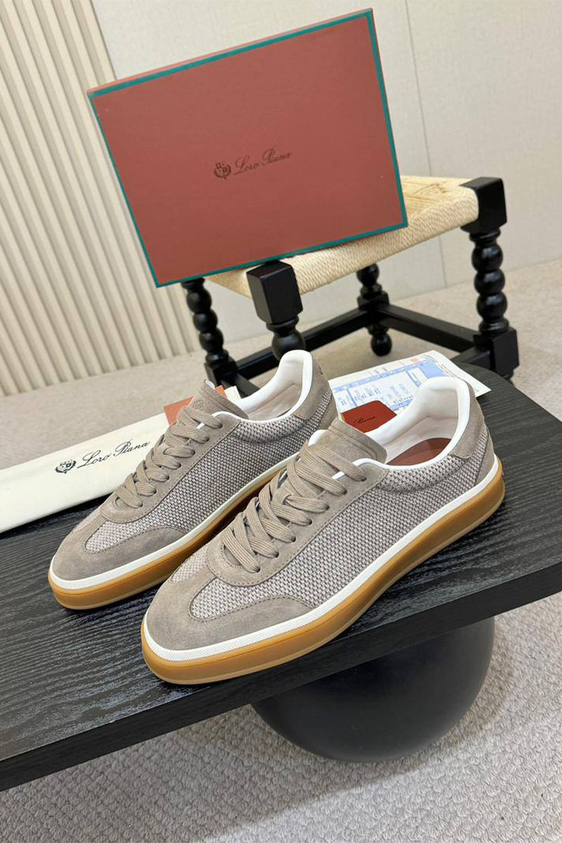Loro Piana Мужские кроссовки Tennis Walk - Beige