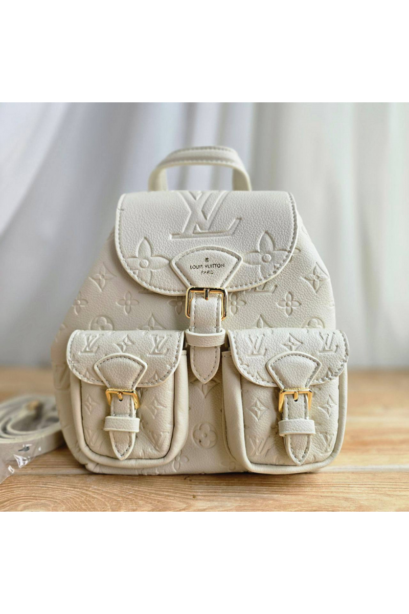 Lоuis Vuittоn Кожаный рюкзак Monogram Empreinte 22x22 - Beige