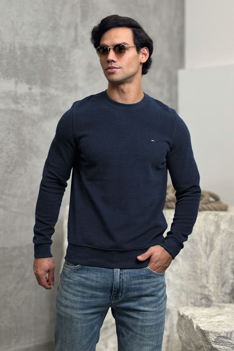 Tommy Hilfiger Мужской свитшот тёмно-синего цвета 