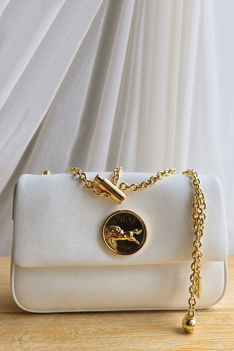 Chloe Кожаная сумка 28x17 см
