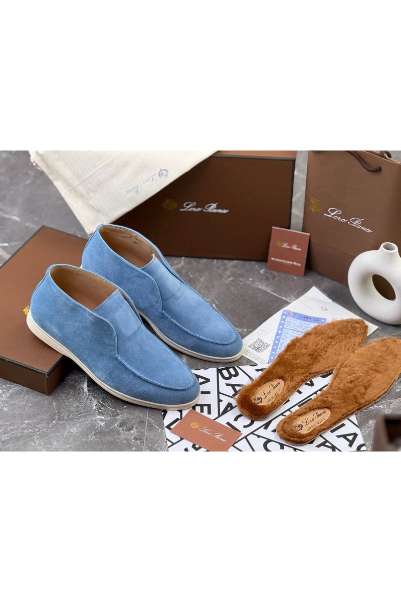 Loro Piana Мужские лоферы с меховой стелькой