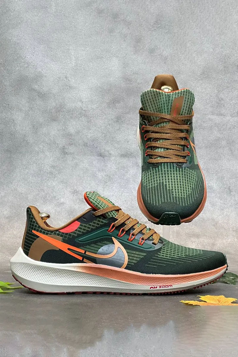 Nike Кроссовки Air Zoom Pegasus - Green / Orange