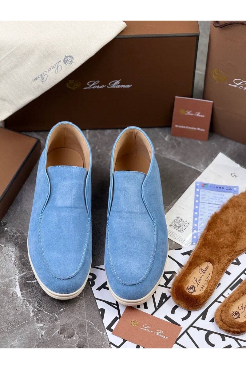 Loro Piana Мужские лоферы с меховой стелькой