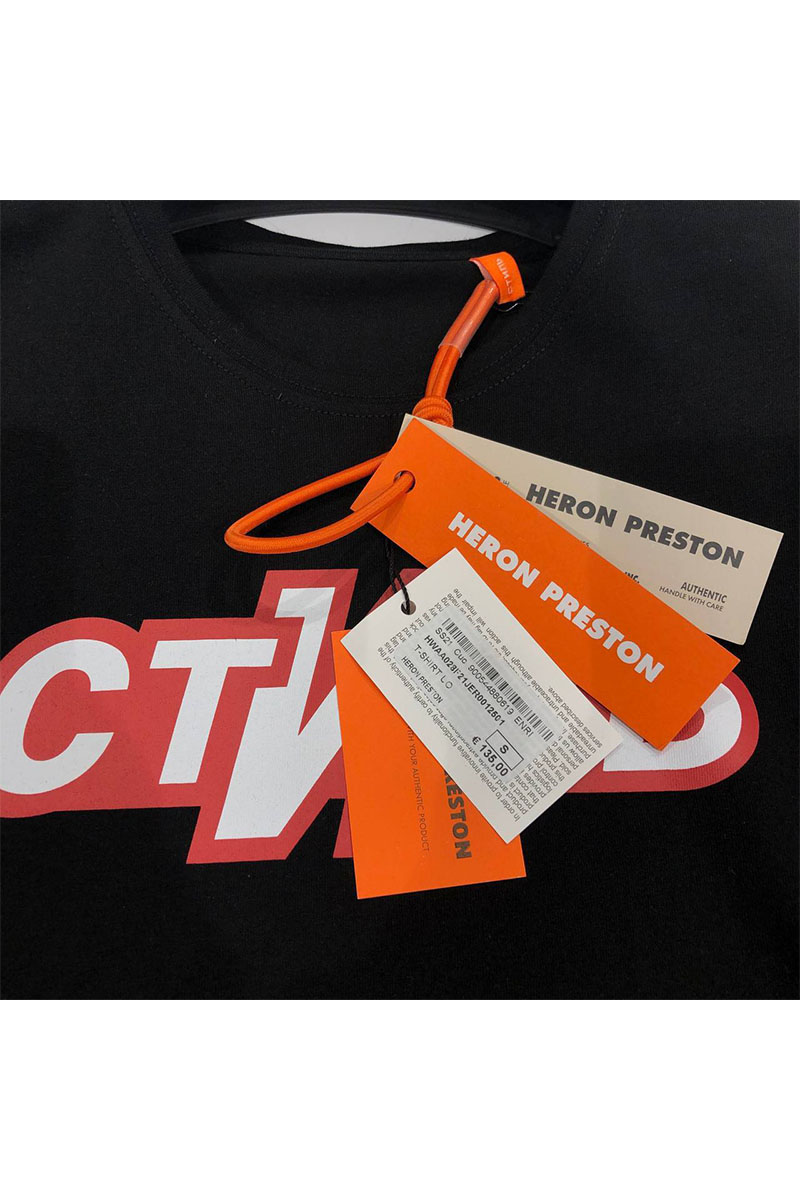 Heron Preston Чёрная оверсайз футболка "Стиль"
