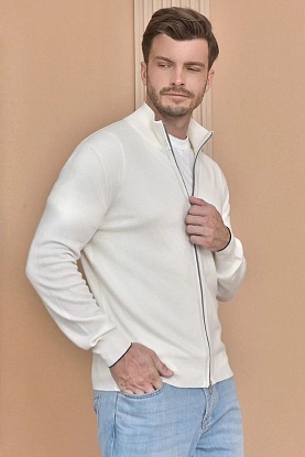 Кашемировый свитер Premium - White
