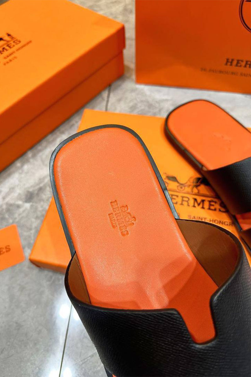 Hermes Мужские шлёпанцы Izmir - Black / Orange