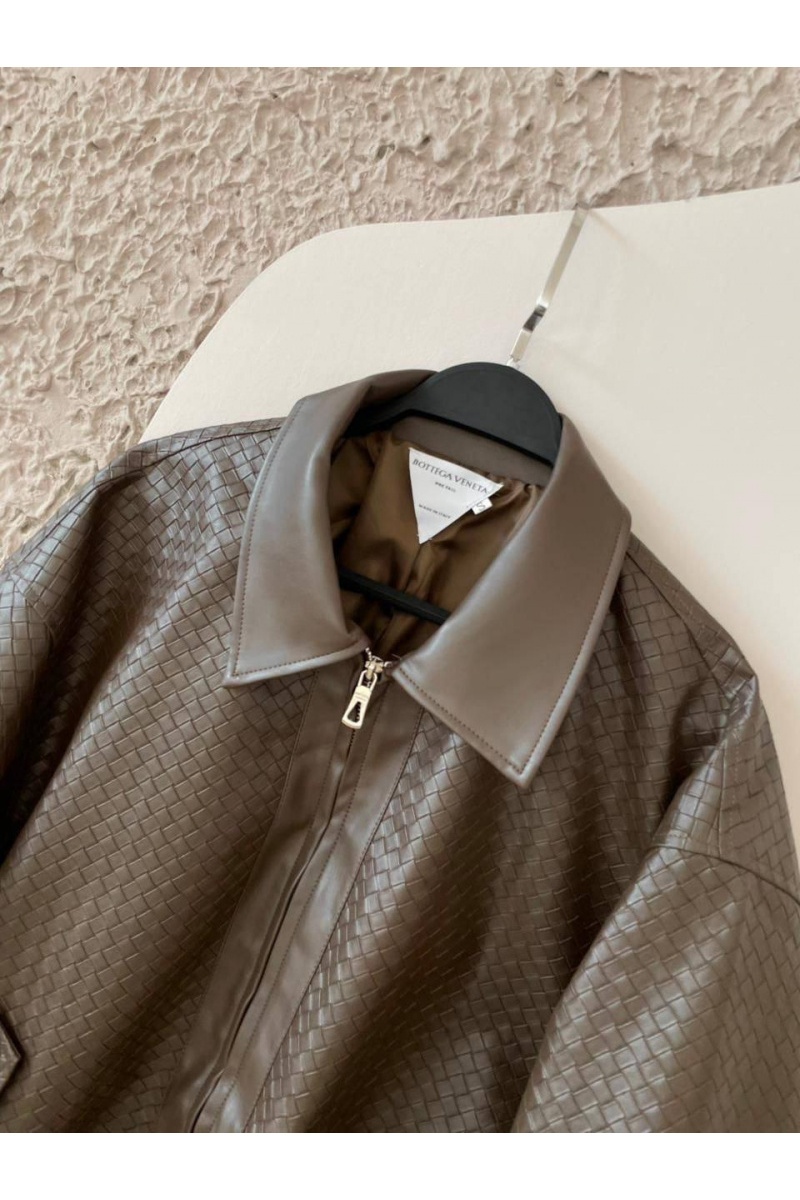 Bottega Veneta Женская куртка из эко кожи 