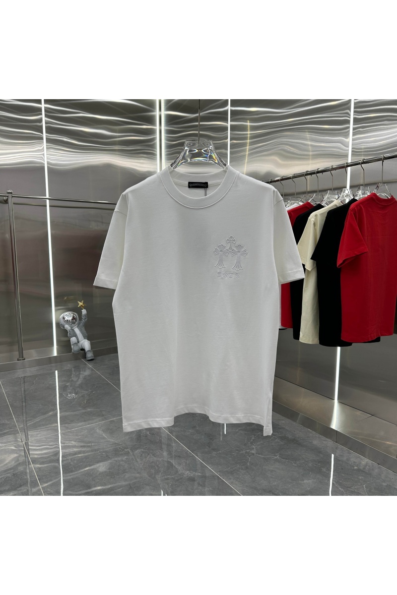 Chrome Hearts Белая оверсайз футболка Premium