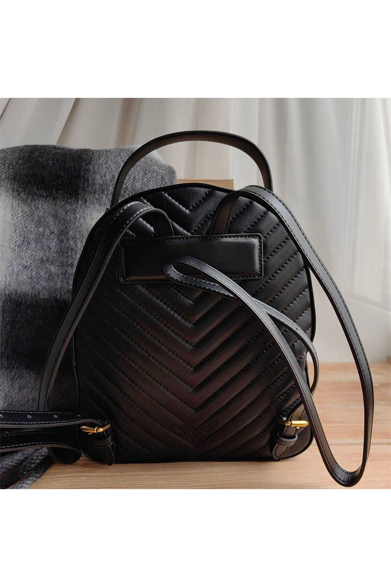  Кожаный рюкзак Love Click 25x22 см