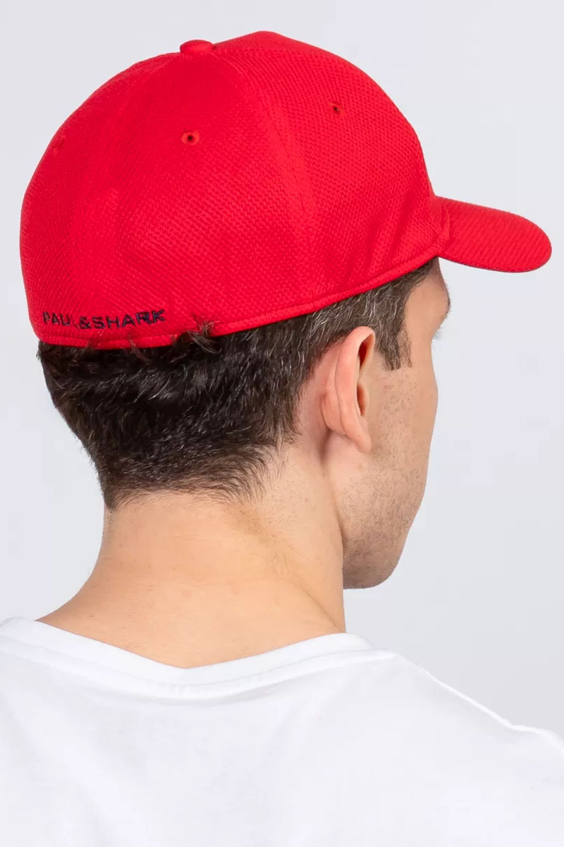 Paul & Shark Мужская красная бейсболка logo-embroidered