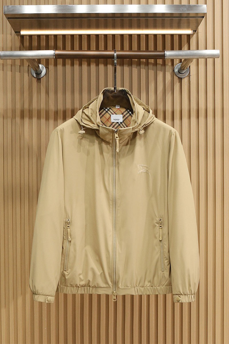 Burberry Мужская бежевая ветровка 