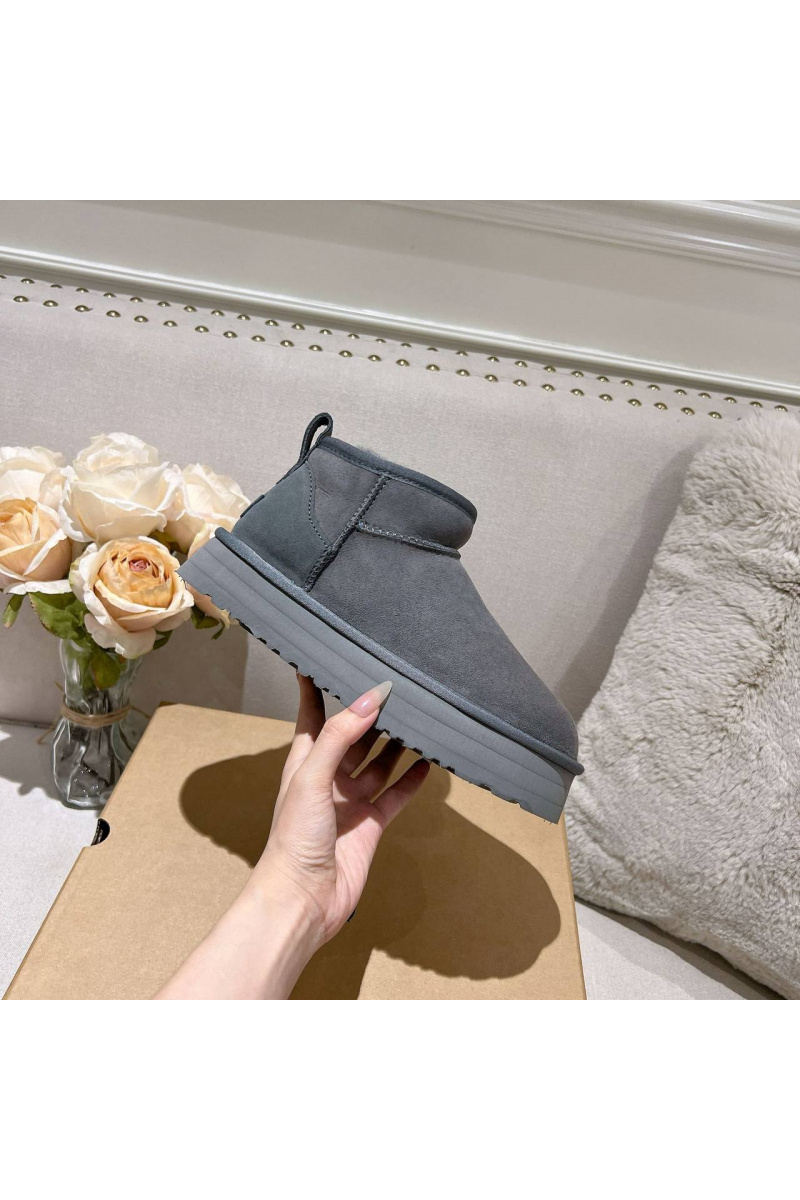 UGG Женские ботинки Classic Ultra Mini Platform - Grey
