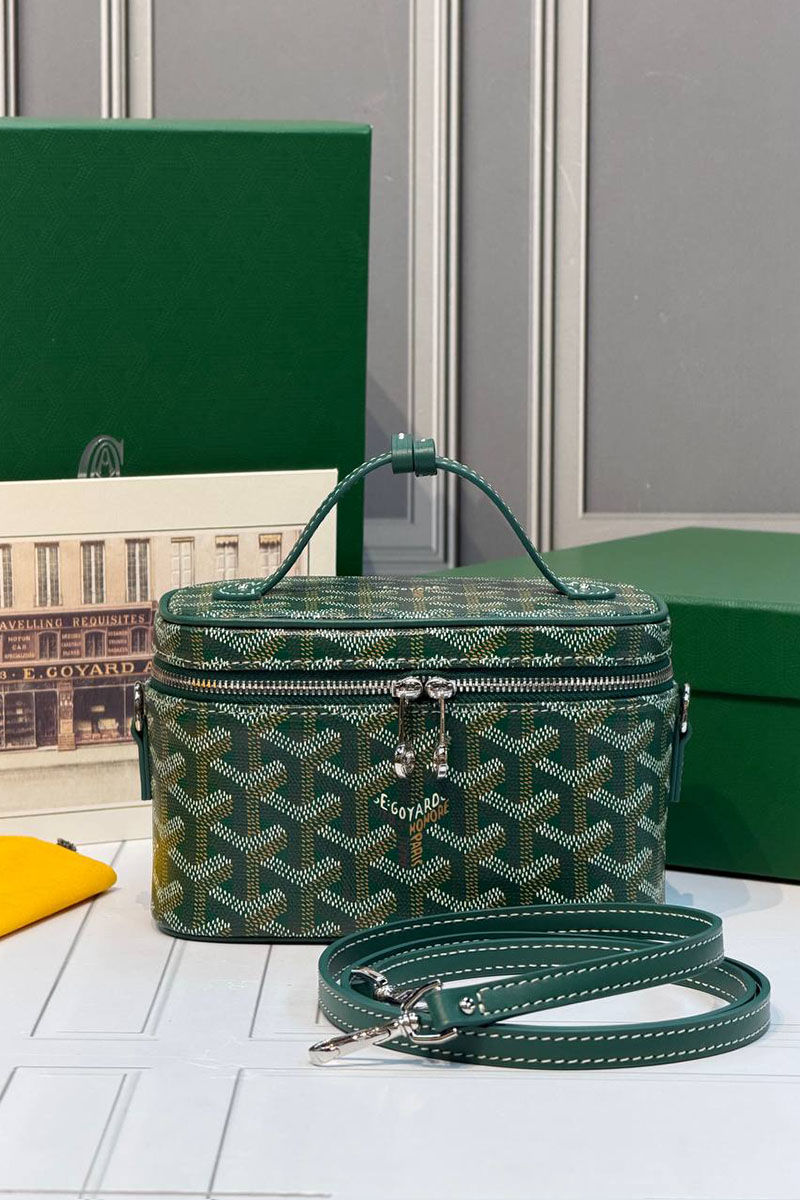 Designer Clothing Кожаная сумка Goyard Muse Mini Vanity ​premium 16,5x10,5x8 см