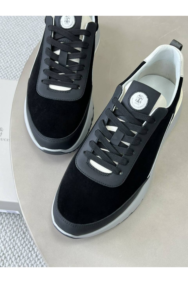 Brunеllо Сuсinеlli Замшевые кроссовки Premium - Black