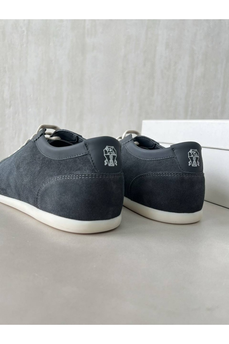 Brunеllо Сuсinеlli Замшевые кроссовки Premium - Grey