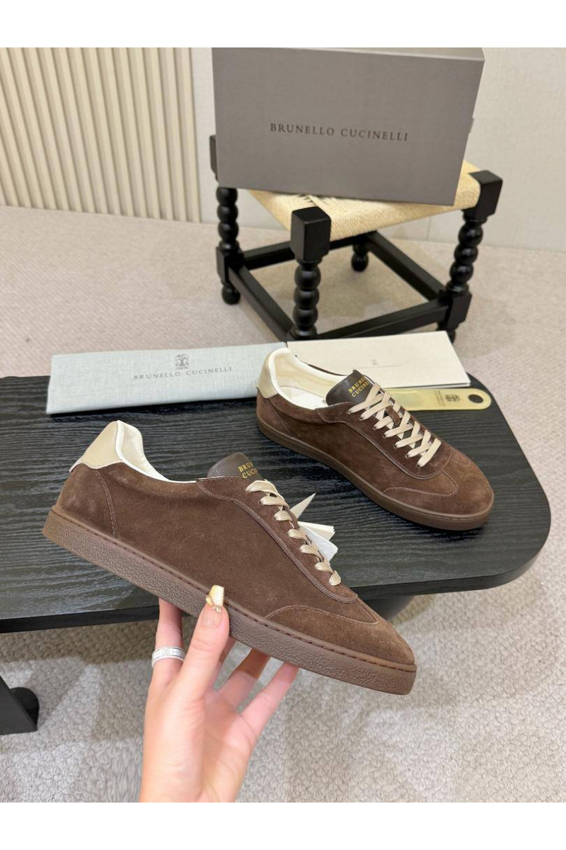 Brunеllо Сuсinеlli Замшевые кроссовки low-top - Brown