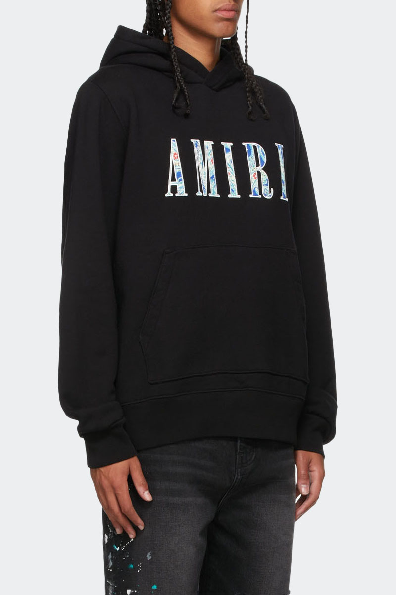 Amiri Мужское чёрное худи Paisley Core Logo