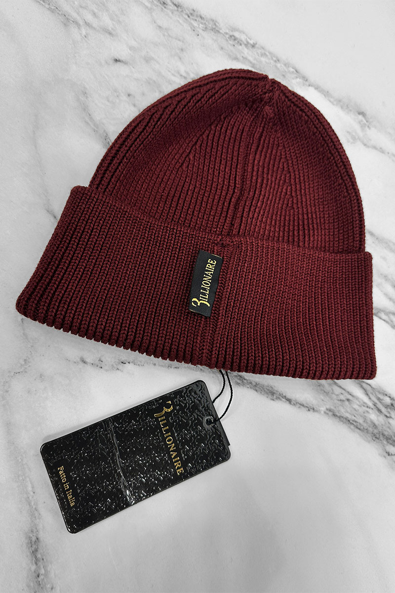 Billionaire Шапка logo-embroidered - Burgundy