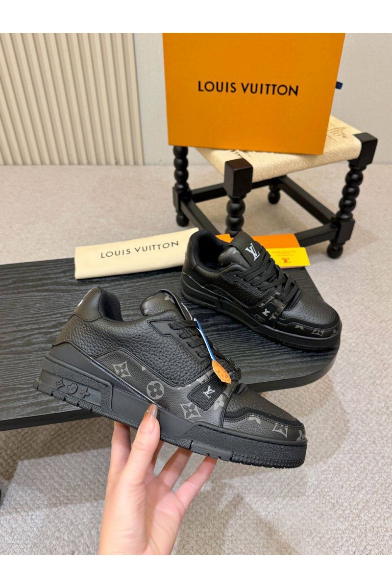 Lоuis Vuittоn Мужские кроссовки Trainer - Black