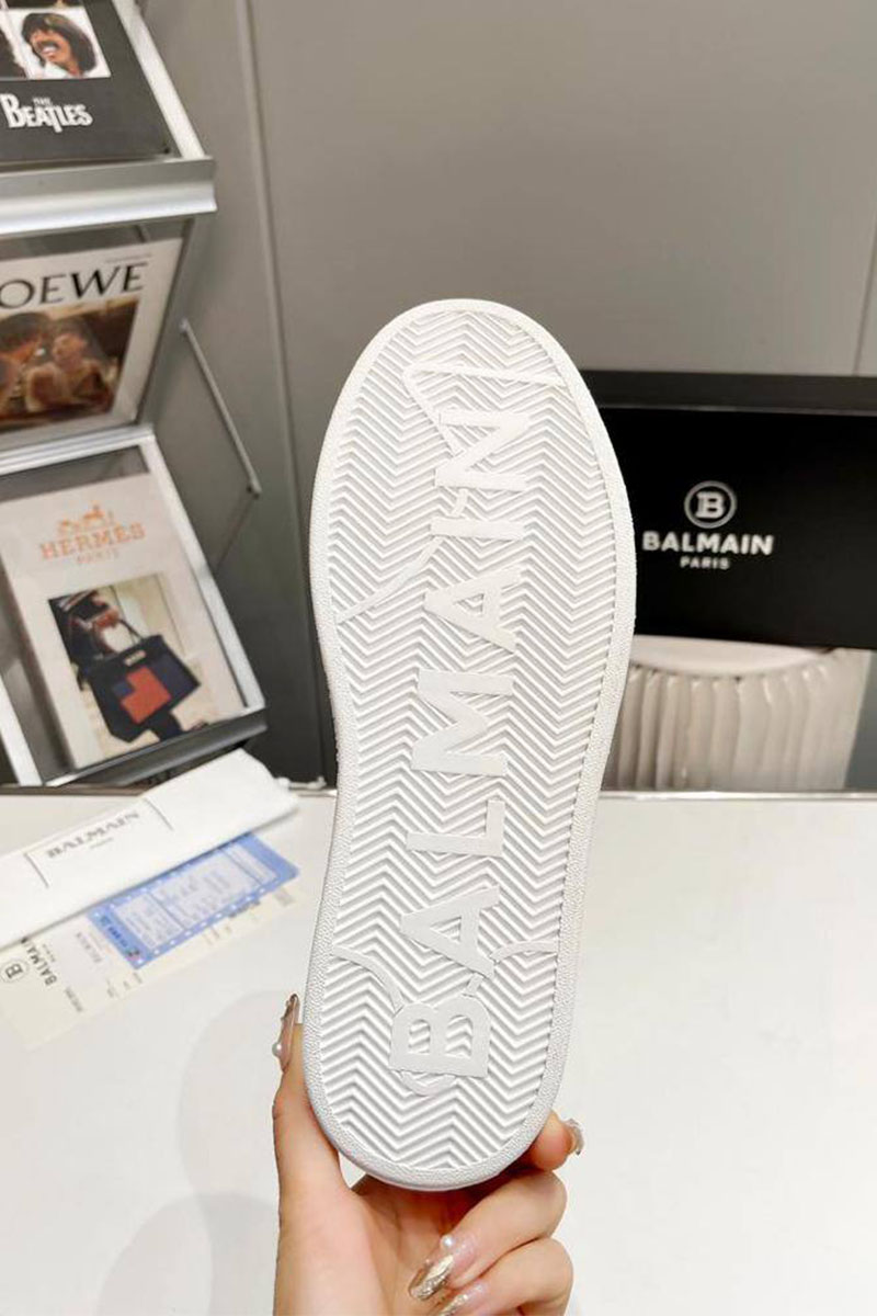 Balmain Мужские кожаные кроссовки B-Court