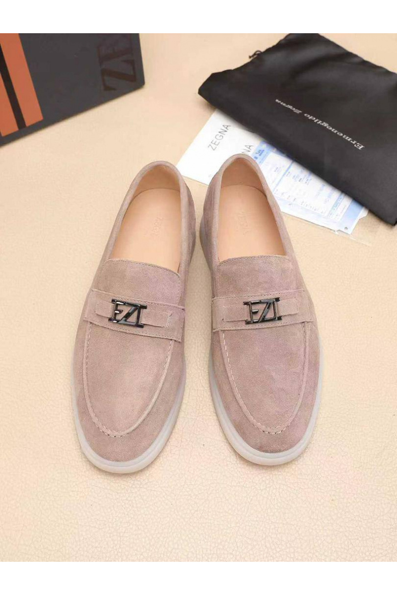 Zegna Мужские замшевые лоферы 