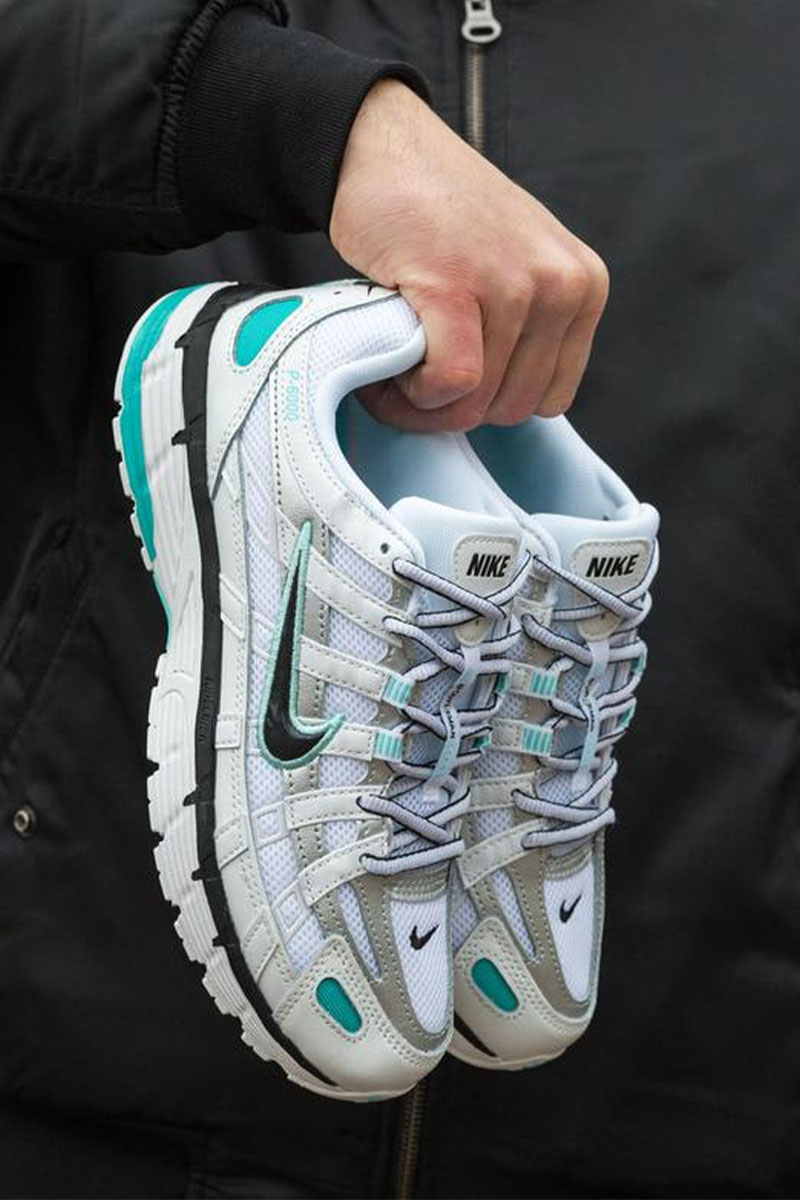 Nike Кроссовки P-6000 - White / Light Aqua 