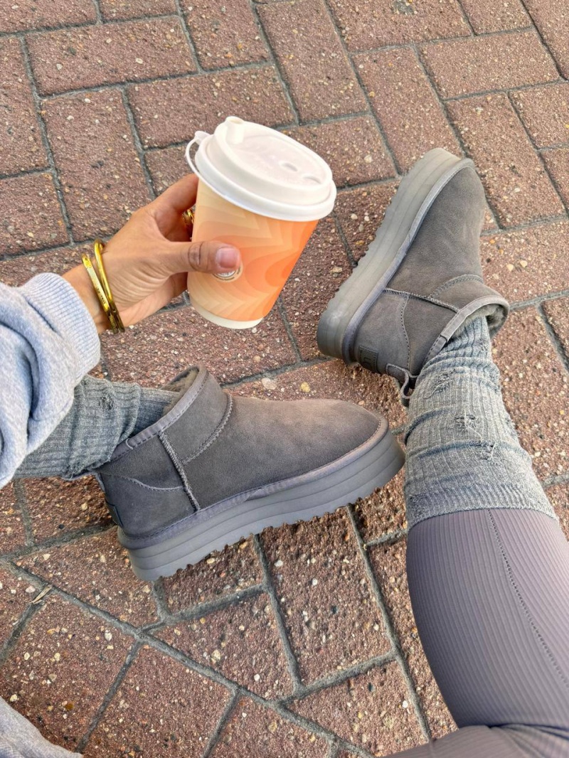 UGG Женские ботинки Classic Ultra Mini Platform - Grey