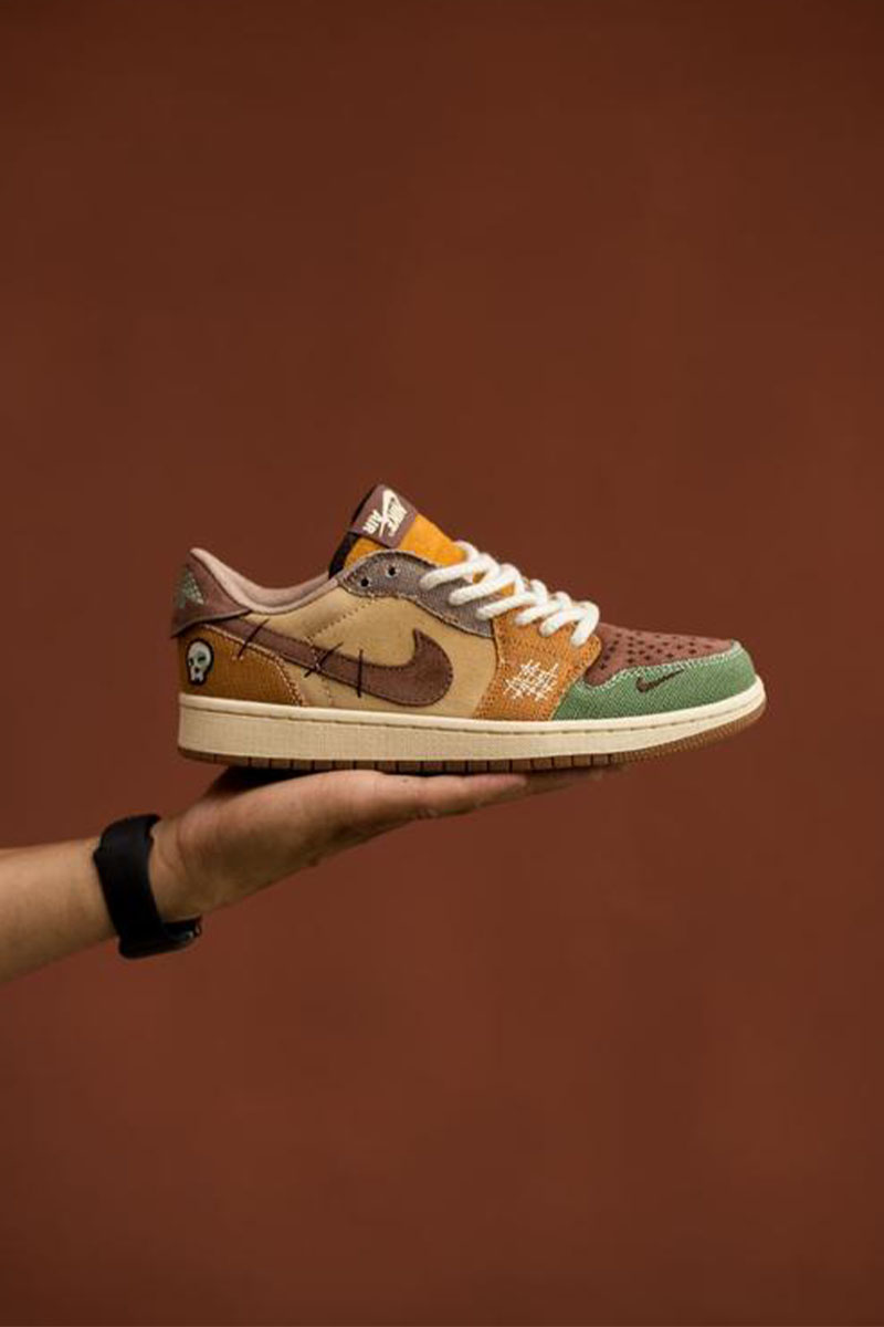 Nike Кроссовки Zion Williamson x AJ1 Low OG "Voodoo"