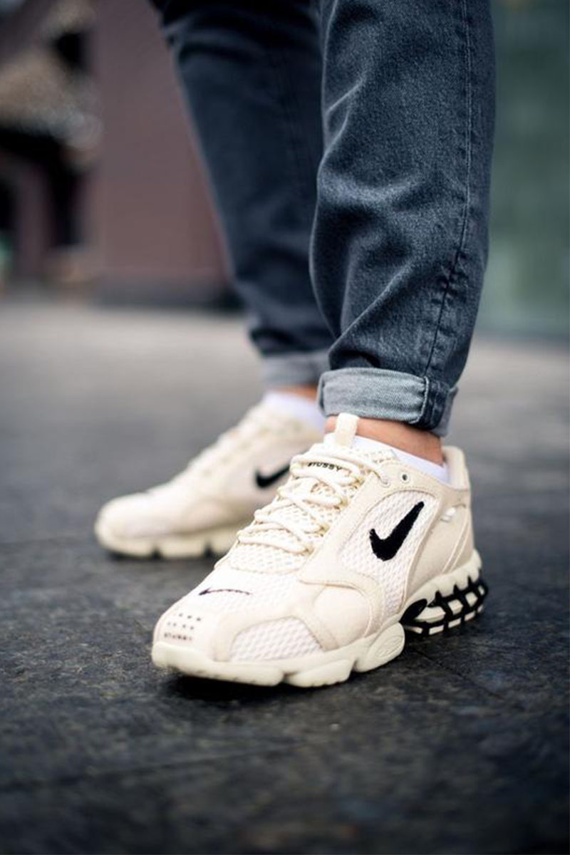 Nike Кроссовки Stussy x Zoom Spiridon Cage 2 Fossil