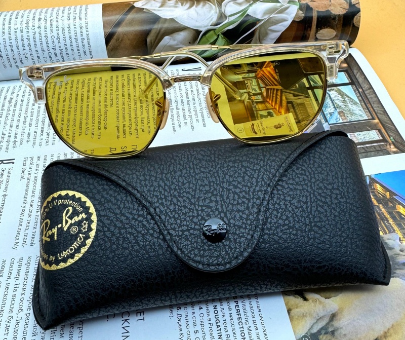 Ray-Ban Солнцезащитные очки New Clubmaster - Yellow