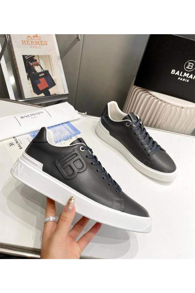 Balmain Мужские кожаные кроссовки B-Court