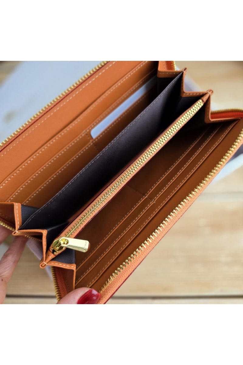 Etro Кожаное портмоне с узором пейсли 19x10 см