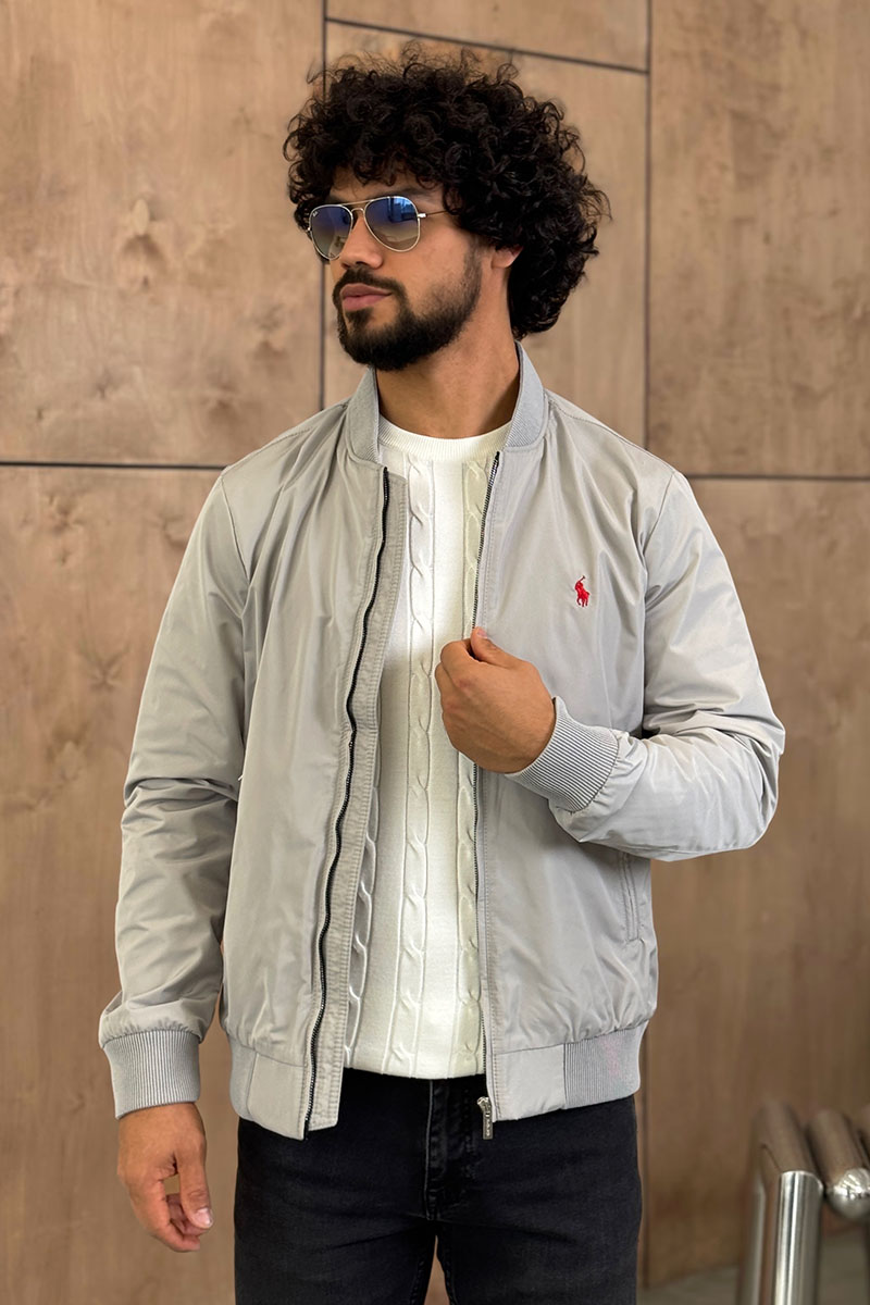 Polo Ralph Lauren Мужской серый бомбер 