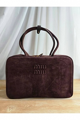 Женская замшевая сумка 35x22 см