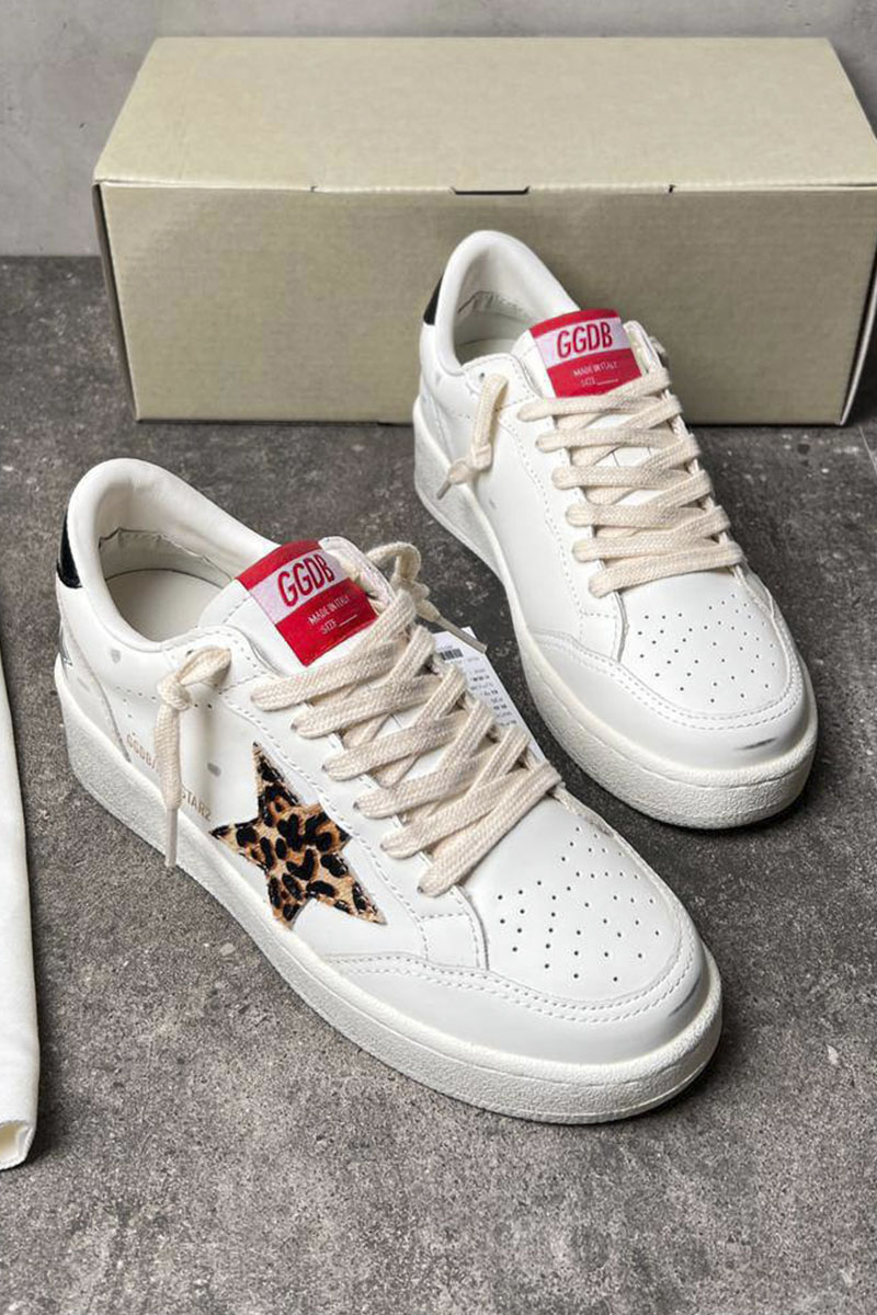 Designer Clothing Женские кожаные кроссовки Golden Goose Ball Star premium