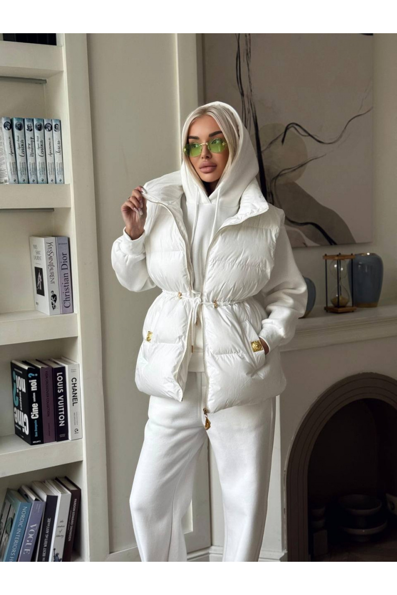 Schiaparelli Женский костюм тройка на флисе premium - White