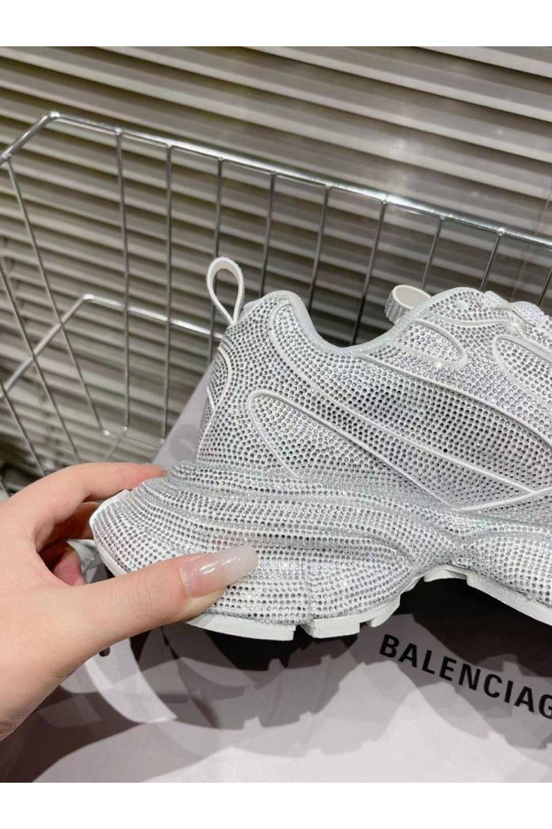 Balenciaga Женские кроссовки 3XL Rhinestones premium