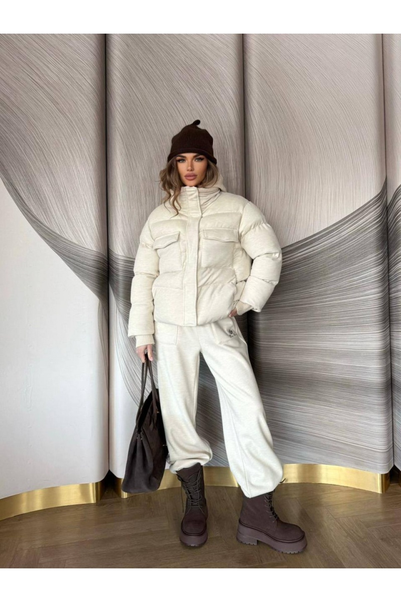Loro Piana Женский костюм тройка на флисе premium - Beige