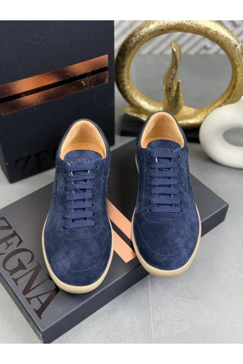 Zegna Мужские замшевые кроссовки "232"