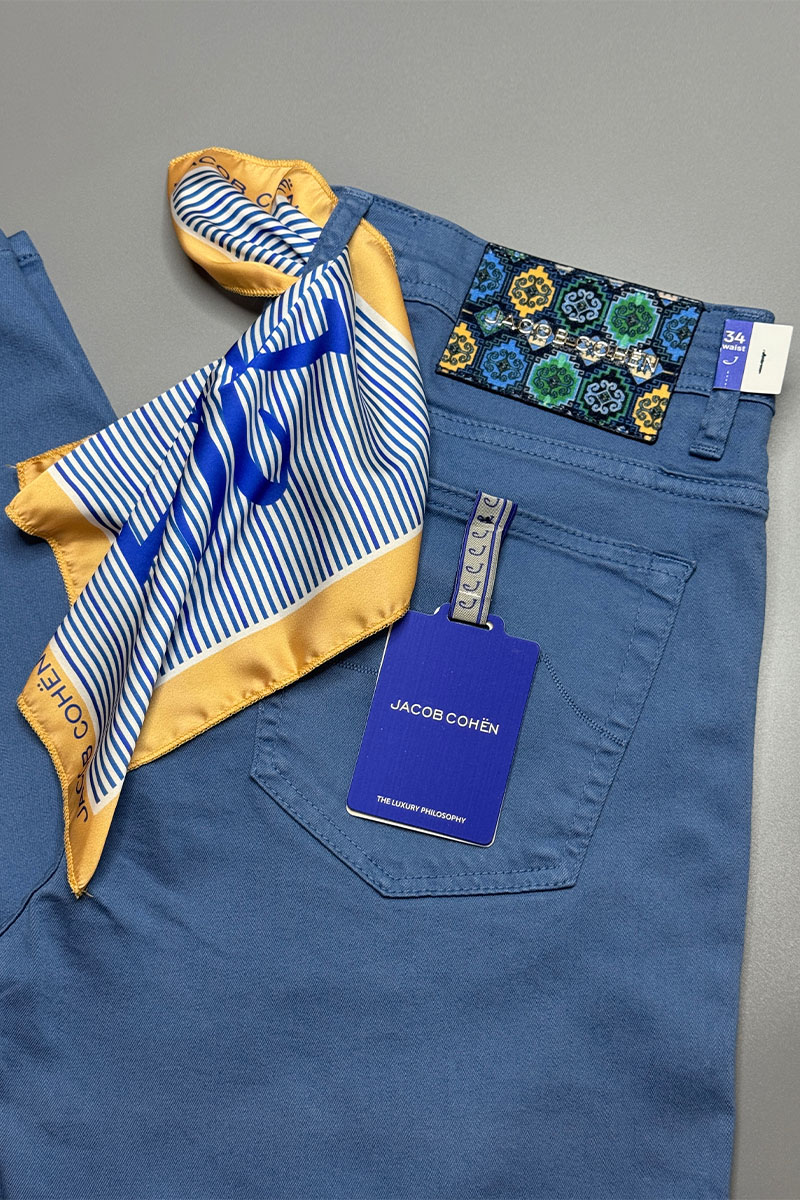 Jacob Cohen Мужские синие джинсы 