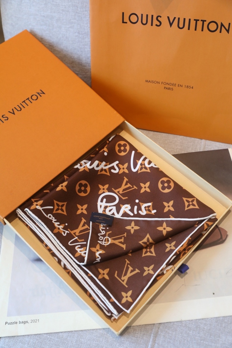 Lоuis Vuittоn Платок Script Square premium 89x88 см