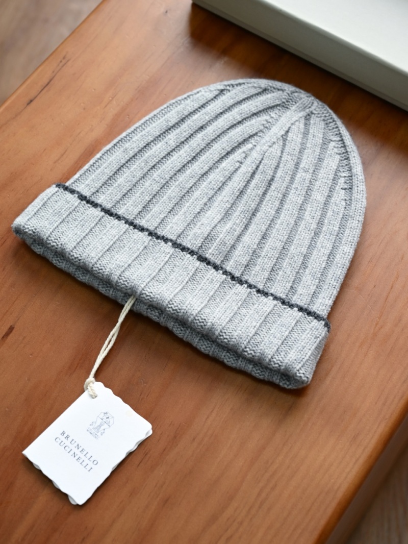 Brunеllо Сuсinеlli Кашемировая шапка Premium - Grey