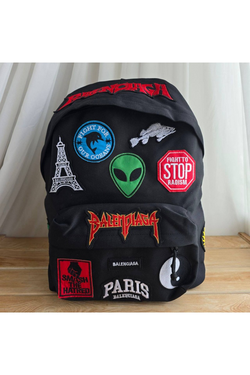 Balenciaga Текстильный рюкзак Explorer Animation 42x32 см