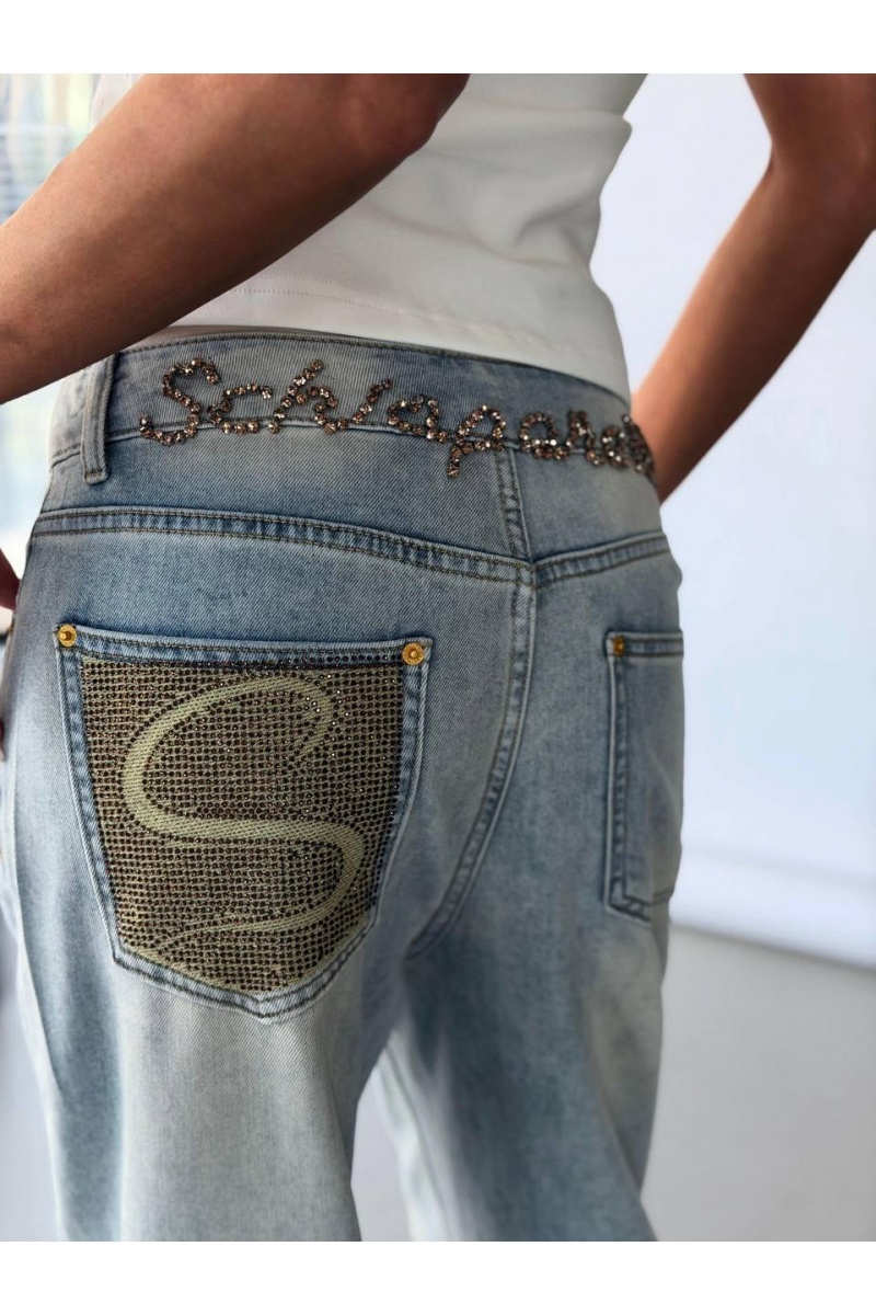 Schiaparelli Женские синие джинсы premium